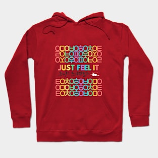 Korean alphabet just feel it Hoodie